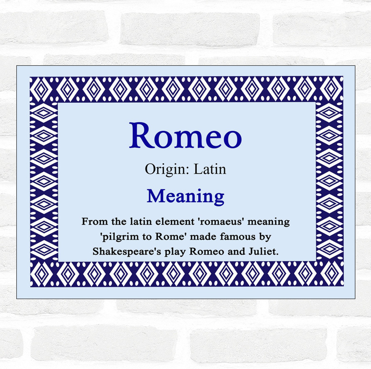 Romeo Meaning